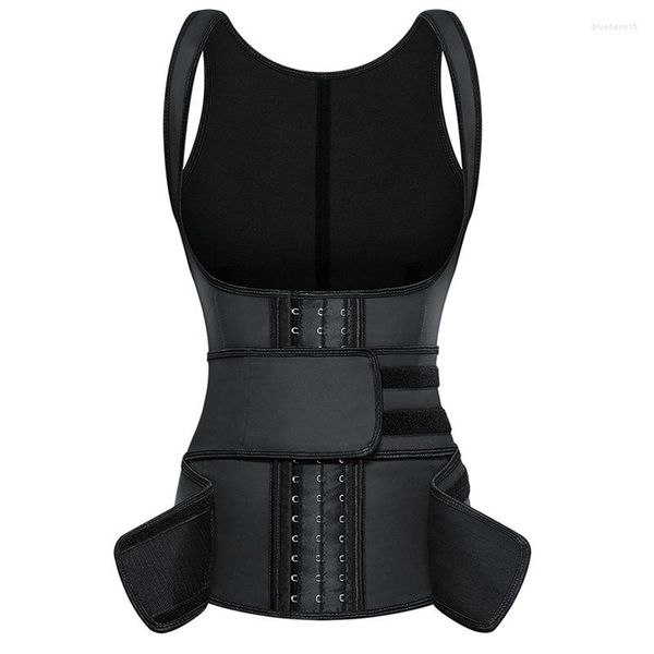 Intimo elasticizzato e modellante da donna Allenatore per la vita da donna Lattice Sport Body Shaper Dopo il parto Addominale Grasso Corsetto Stringere Gilet modellante Doppia cintura Sudore