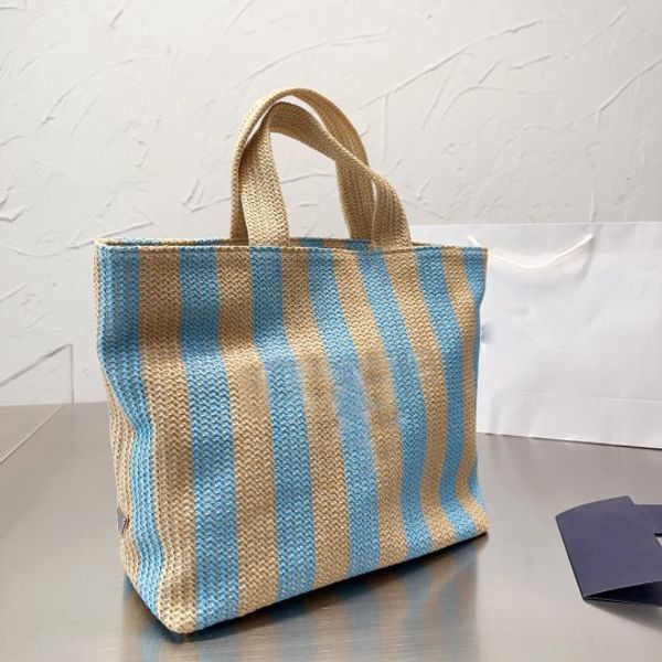 Bolsa de palha de grande capacidade Moda feminina Totas de verão viajam bolsas de alta qualidade Bolsas de festa de designer de luxo por atacado