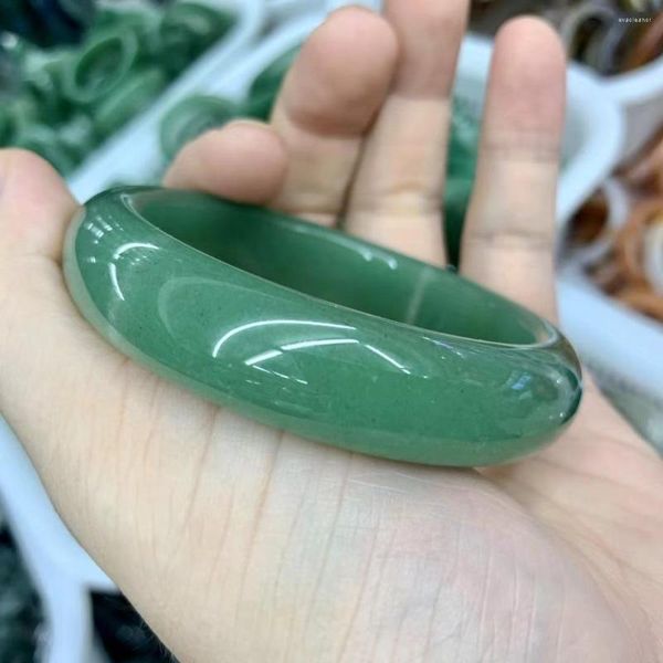 Bangle Green Aventurine Jades Jades Jades Stone Jewelry для женщин подарок оптом!