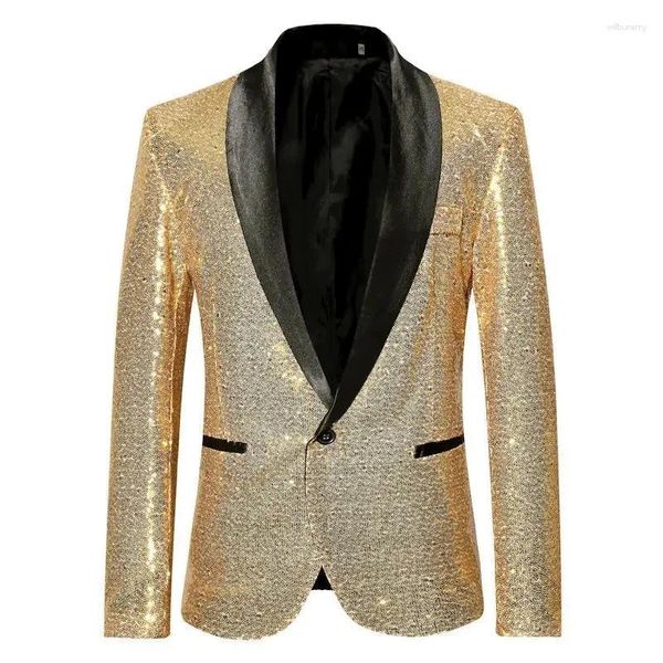 Ternos masculinos 2023 primavera outono dos homens fino ajuste baile de formatura jaqueta masculina moda manga longa terno casacos masculino casual blazers traje i421