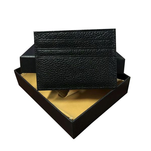 Luxus-Kartenhalter 2022 Mode neue Business-Männer Designer Brieftaschen kleine Geldbörsen Kartenhalter mit Box2490