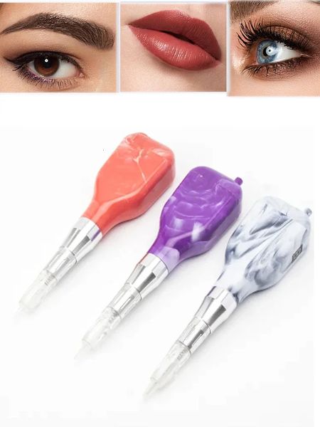 Kits de pistolas de tatuaje Máquina profesional de cejas de mármol para maquillaje permanente Pistola de labios Delineador de ojos Microblading digital pmu Cosmeti 231122