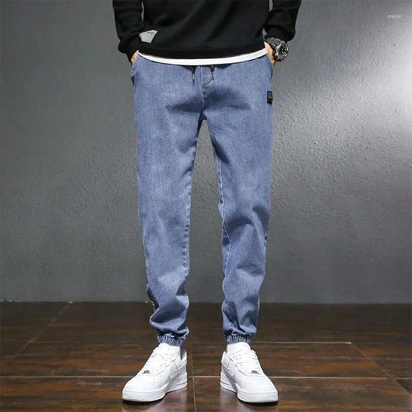 Herren Jeans Frühling Sommer Herbst Schwarz Blau Grau Cargo Männer Streetwear Denim Jogger Hosen Baggy Harem Jean Hosen Plus Größe 8XL