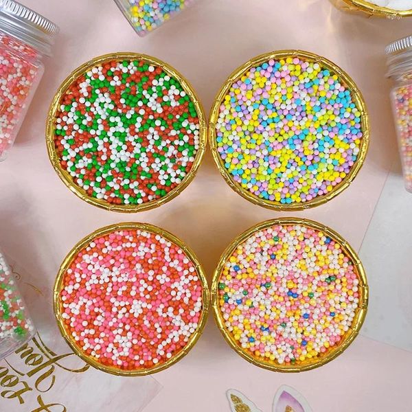 Parti Malzemeleri 1/2mm 15g Kek Sprinkle Şeker Mini Renkli Boncuklar Dekorasyon Pişirme Araçları Sprinkles Süsleme Şeker Tatlı Sızdırmazlık