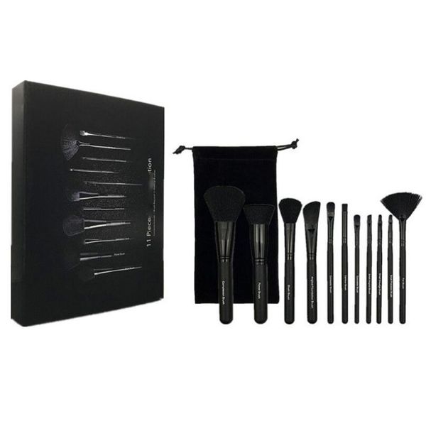 Make-up-Pinsel 11 Teile/satz Elf Pinsel Set Gesichtscreme Power Foundation Mtizweck Schönheit Kosmetische Werkzeug Mit Box Drop Lieferung Gesundheit