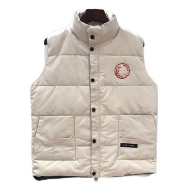 Designer jaqueta mens inverno para baixo colete ao ar livre clássico casual calor branco goosedown gilet casaco moda veste para homem e 7 cores plus size m-2xl