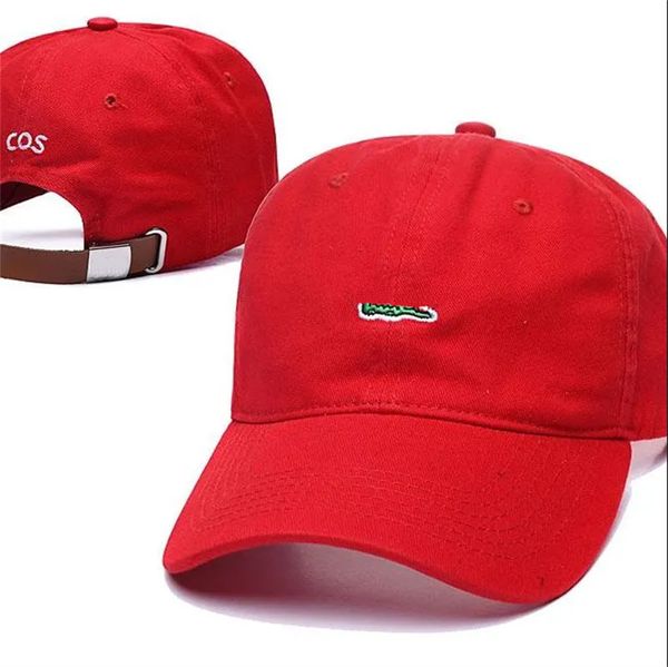 Timsah Nakış Beyzbol Kapağı Tasarımcısı Erkek Aktif Havalandırma Spor Şapkaları Yaz Güneşlik Bonnet Kadınlar Lüks Top Kapakları