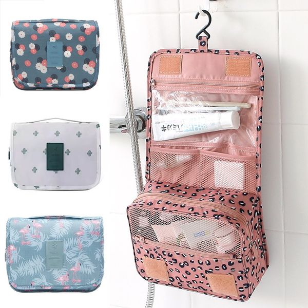 Kosmetiktaschen Cases Hook Makeup Outdoor Toiletries Beauty Bag Wash Pouch Waterproof Female Organizer for Women 230421
