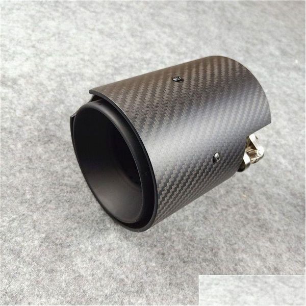 Muffler 1 Stück für M2 M3 M4 M Performance Carbon Auspuffrohr Matt Edelstahl Auto Heckspitzen Drop Delivery Mobiles Motorräder P Dhhur