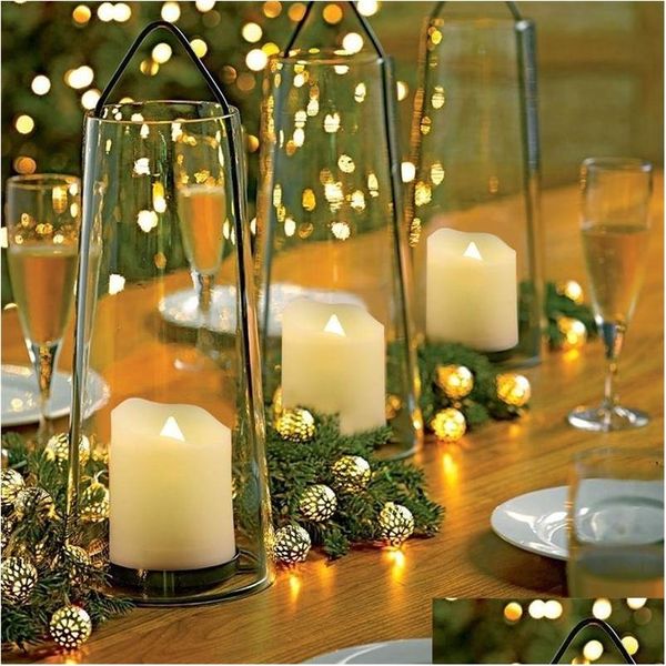 Velas vendem 6 pacotes LED sem chama remoto elétrico luz de chá falso vela chama votiva temporizador tealight decoração de casa y200109 gota entrega gar dhbls