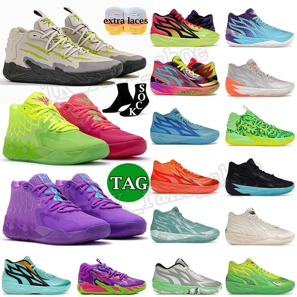 Lamelo bola sapatos MB.03 tênis de basquete mb03 melo Chino Hills PARA SEMPRE RARE GutterMelo Tóxico Nickelodeon Slime MB.02 Outdoors OG bola sapato Mens mulheres Dhgate tamanho mb01