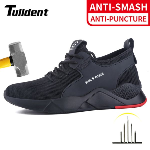 Abendschuhe WorkSafety Herren Stiefel Damen Stahlkappe Sport Sneaker Durchtrittsicher Crashleicht Verschleißfest Industriequalität 230421