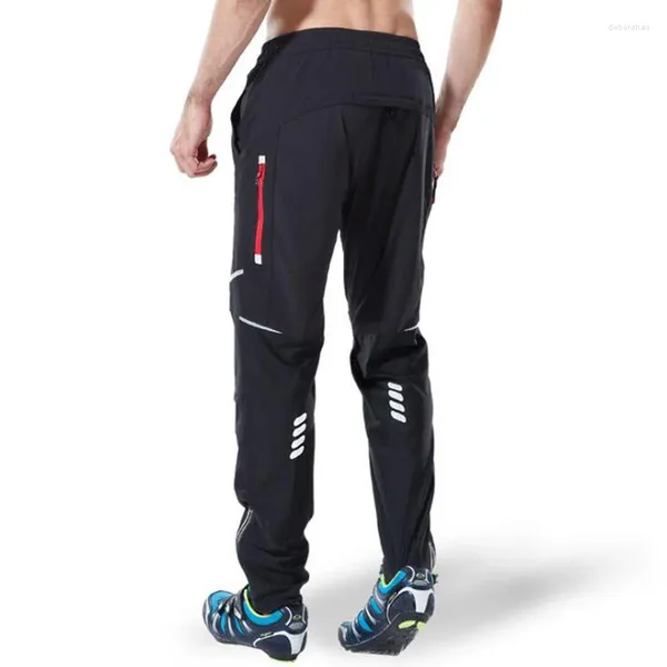 Мужские брюки, быстросохнущие эластичные тонкие мужские повседневные спортивные брюки для бега, уличная одежда, спортивные светоотражающие брюки, спортивные штаны 4XL, одежда
