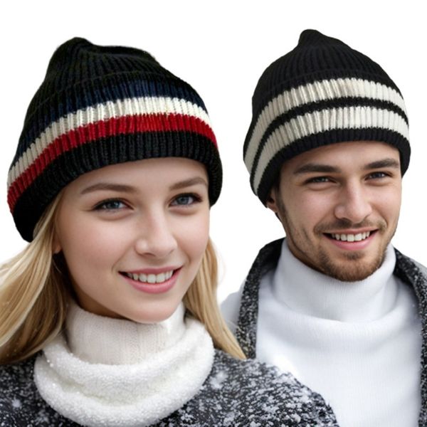 Novo designer de luxo beanie unisex outono inverno beanies chapéu de malha para homens e mulheres chapéus clássicos esportes crânio bonés senhoras casual ao ar livre quente boné U-21