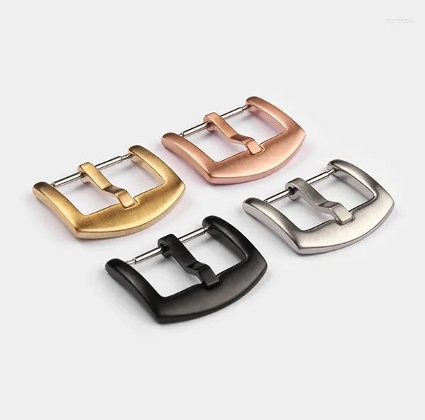 Horlogebanden Siliconen / Leren sluiting 3 mm Gesp Tong Massief Roestvrij Stalen Pin Mat Mat Rubber Zilver Zwart Rose Goud