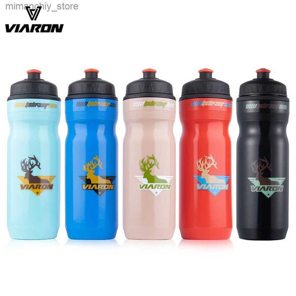 бутылка для воды VIARON 700ML Big-Caliber Bicyc Water Bott Squeeze Out Water ak-Proof Спорт на открытом воздухе Фитнес Чашка для воды Пластиковая чашка для воды Q231122