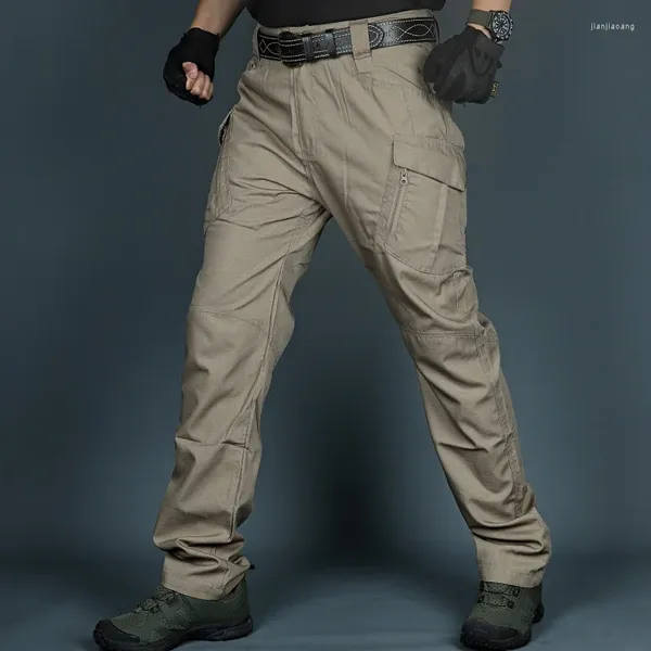 Мужские брюки S-6XL большого размера, тактические спортивные на открытом воздухе, износостойкие комбинезоны, свободные брюки, камуфляжные брюки-карго спецназа