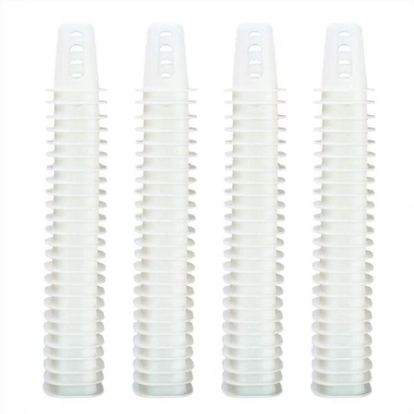 Plantenbakken Potten 100PC Vierkante Hydrocultuur Cups Tuin Ingelaste Netto Hydrocultuur Vierkante Emmer Mand Voor Hydrocultuur298G