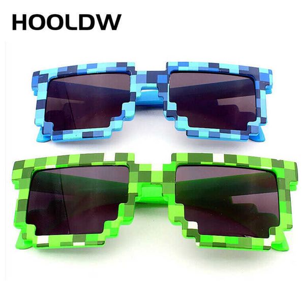 Outros acessórios de moda Hooldw Fashion Kids Glasses Sun Glasses Size Mosaic Square Childra