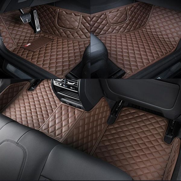 Fußmatten Teppiche Automatte für Tucson Kona Creta Solaris Ix35 I40 Elantra Palisade Accent Custom Rugs Waterproof Carpet AccessoriesFloor