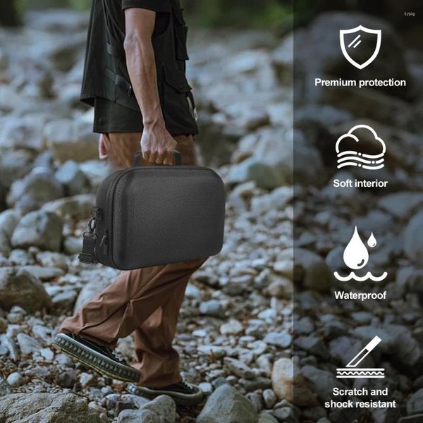 Duffel Bags EVA Speaker Bag Case Portátil TPU Handle Travel Storage Anti-Scratch Protection Acessórios para Anker Soundcore Motion X600