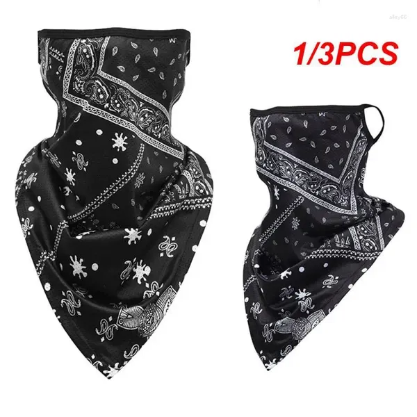 Bandanas 1/3 Stück Sonnenschutzfolie, leichter und atmungsaktiver Stoff, Polyesterfaser, Fahrradausrüstung, Seide