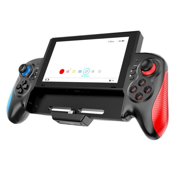 Controladores de jogo Atualização do Joysticks para Switch Gamepad Controlador de mão Handheld Grip Double Motor Vibração de 6 eixos Giroscópio Joypad