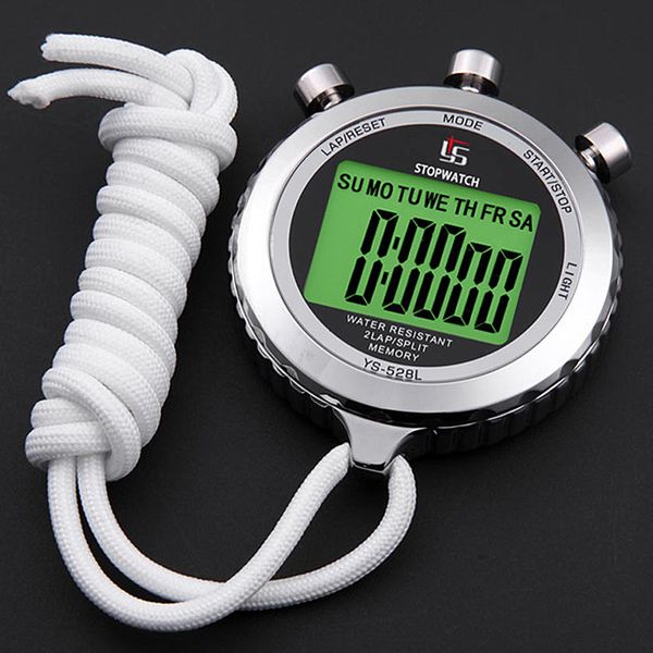 Timer 0,01s Timer Precision Stop Owatch Metal Sport Impermeabile ore luminose minuti Meso Visualizzazione 40H Contewn 230422