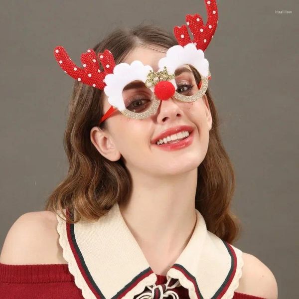 Montature per occhiali da sole Decorazioni natalizie Bambini adulti Occhiali Accessori Regali Forniture per feste Feste creative