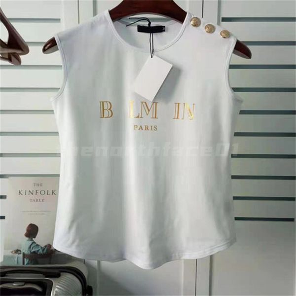 T-shirt da donna Designer Famose magliette da donna T-shirt senza maniche estive di alta qualità Abbigliamento donna Top manica corta