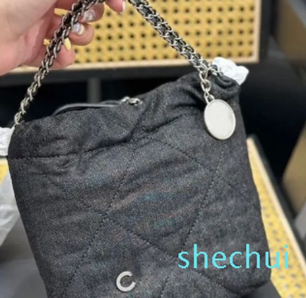 Schulter große Kapazität Handtaschen Mode Kette Geldbörse Damen Denim BinGood Match Nice