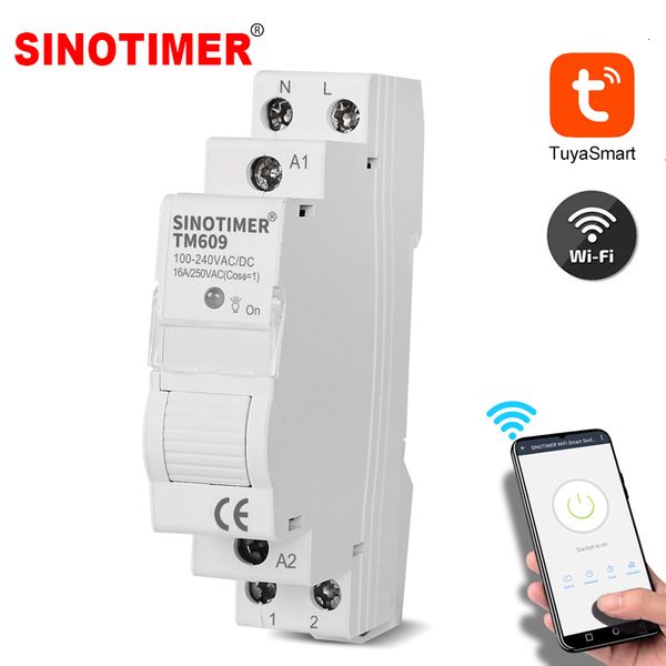 Timers Electric Tuya APP Mobile Fernbedienung WiFi Smart Timer Switch Wireless Countdown Time Home Treppenlicht 220V 110V AC 230422