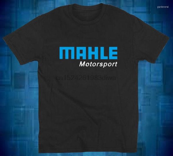 Camisetas masculinas Mahle Motorsport Racing Piston Logo T-Shirt S-2xl