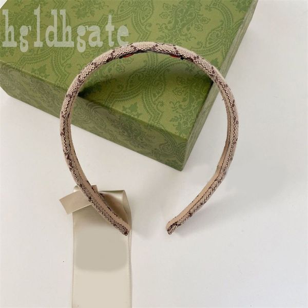 Designer Stirnband modische Baumwolle Haarband lange Haare Accessoires Baumwolle Eleganz Damen zarte Buchstaben Fest Europa Stirnbänder Muster ZB056 F23