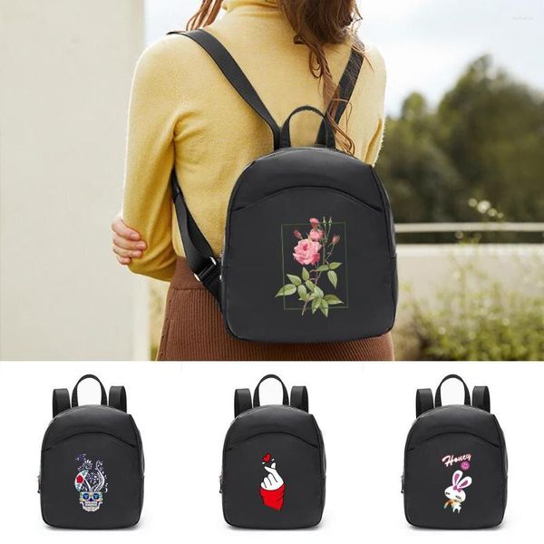 Rucksack 2023 Mode Frauen Wasserdicht Eco Organizer Brieftasche Reisetaschen Jungen Mädchen Farbdesigner Mini Kleine Schule Rucksäcke