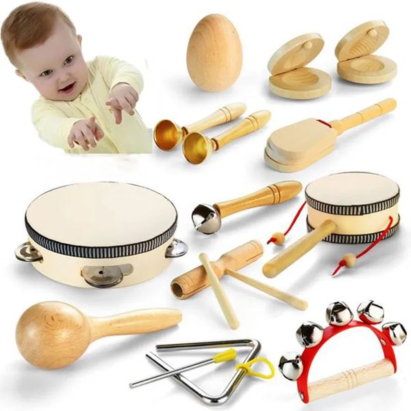 Tastiere Pianoforte Musica per bambini Giocattoli educativi Apprendimento Strumento musicale Gioco per bambini Sonaglio in legno Montessori nato 0 12 mesi 231122