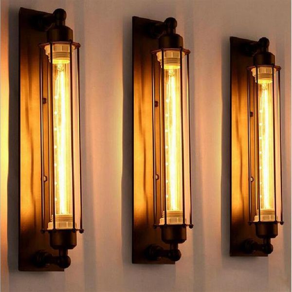 Antikalar Vintage Style Loft Endüstriyel Vintage Edison Duvar Işık lambası Çubuğu Yeniden Pakete Çubukları Tavan Avizesi Light217W