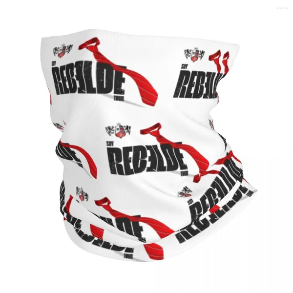 Шарфы Soy Rebelde Tour Logo RBD Бандана на шею с принтом Шарф с запахом Теплый головной убор Спорт на открытом воздухе унисекс для взрослых моющийся