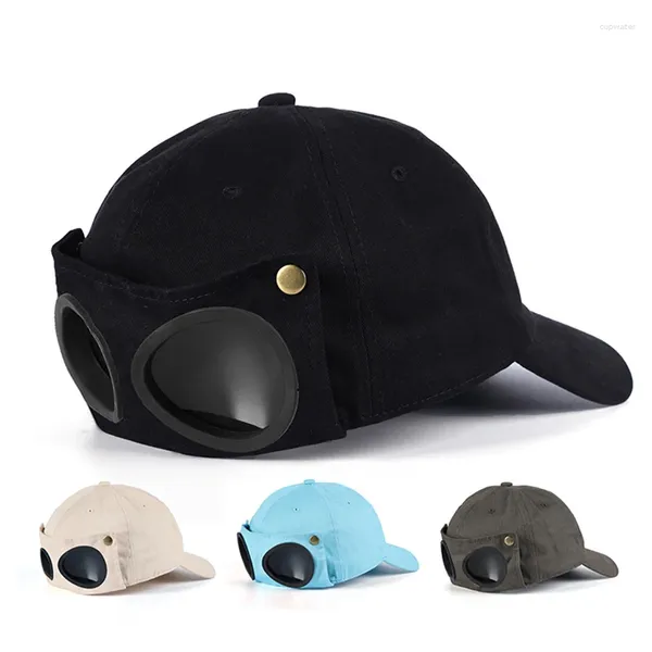 Мячовые кепки для мужчин и женщин, бейсболка, очки-пилоты, промытый хлопок, Snapback, уличная спортивная мода, шляпа дальнобойщика, папа, EP0101