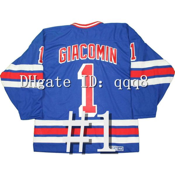 Maglia da hockey vintage Wayne Gretzky Rangers Brian Leetch Mark Messier Jaromir Jagr Mike Richter James Patrick Ron Greschner ROD GILBERT Adam raro