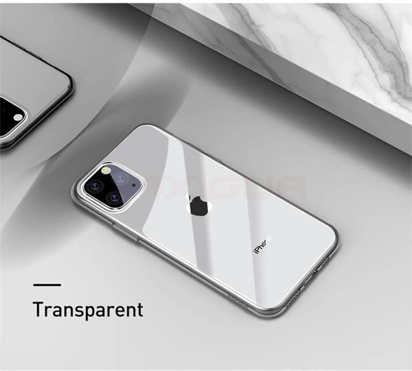 Para iPhone 15 Pro Max 14 13 12 11 Plus Mini Durável Transparente Macio Silicone TPU Mobile Designer Phone Cases Capa Traseira Não Amarelada