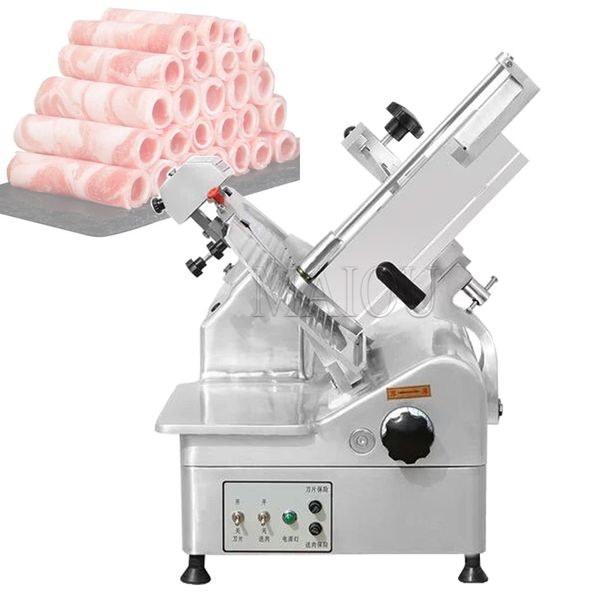 Folha de planing automática Carne de cordeiro Slicer Electric Freeze Carne Cutting Machine Rolls Grinder Cutter