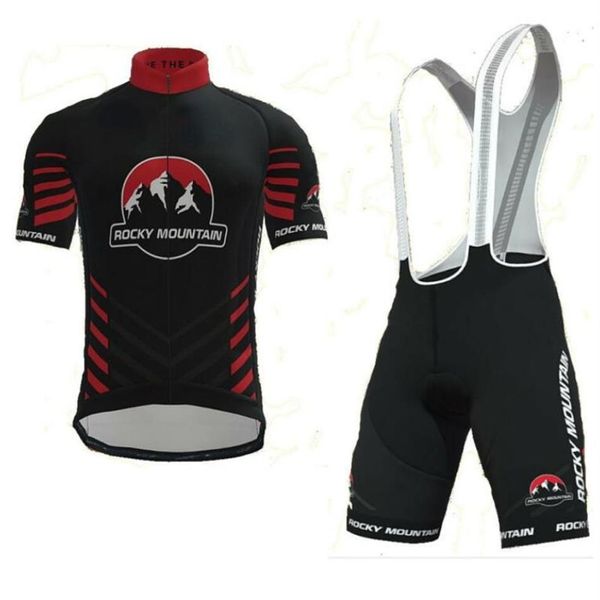 2023 Pro Team Rocky Mountain Radtrikot Atmungsaktives Ropa Ciclismo 100 % Polyester Cheap-Clothes-China mit Coolmax Gel Pad Short2809