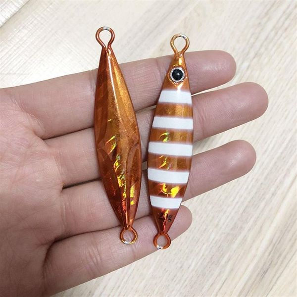 1 pz NUOVO Slow Jigging Lure Light Jig Metallo Piombo 20g 30g 40g 60g 80g esche artificiali da pesca maschere esche T191016270s