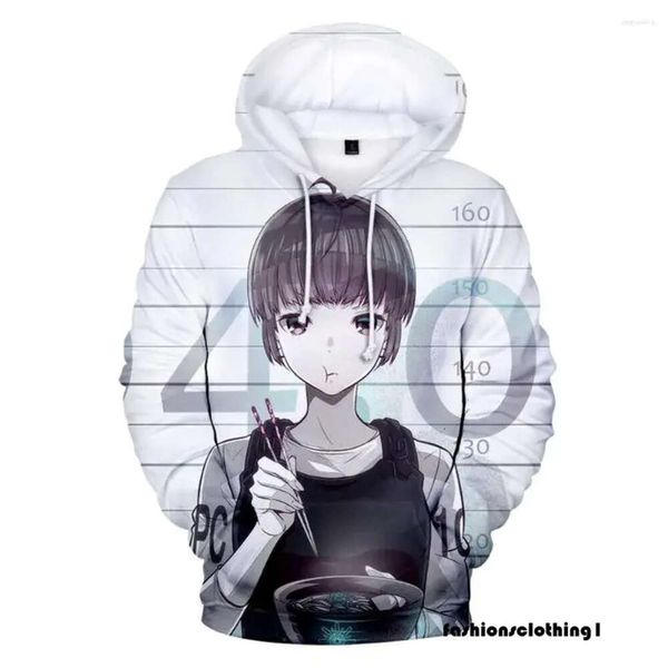 Erkek Hoodies Anime Psiko-Pass 3D Baskı Sweatshirts Harajuku Uzun Kollu Kıyafetler Çocuk Sevimli Erkekler/Kadın Sokak Giyim Psiko Bunnys 606