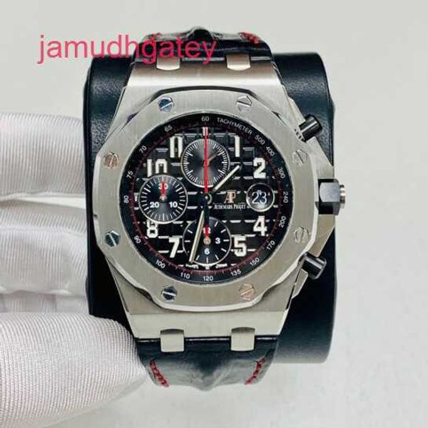 Ap Swiss Luxury Watch Epic Royal Oak Offshore Series Orologio da uomo 42 mm di diametro in acciaio di precisione in oro rosa 18 carati Orologio casual da uomo 26470st Oo A101cr01 Precision St