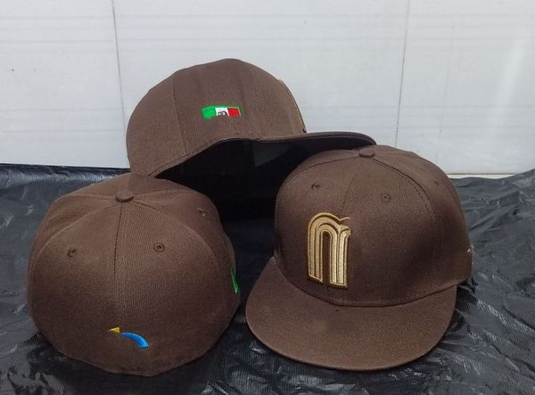 Meksika Milli Takımı Şapkalar Designer Hats Beyzbol Top Şapkası Tüm Takımlar Logo Yetişkin Pamuk Flat Nakış Snapbacks Atletik Şapkalar Açık Spor Kapağı Karışım Sipariş