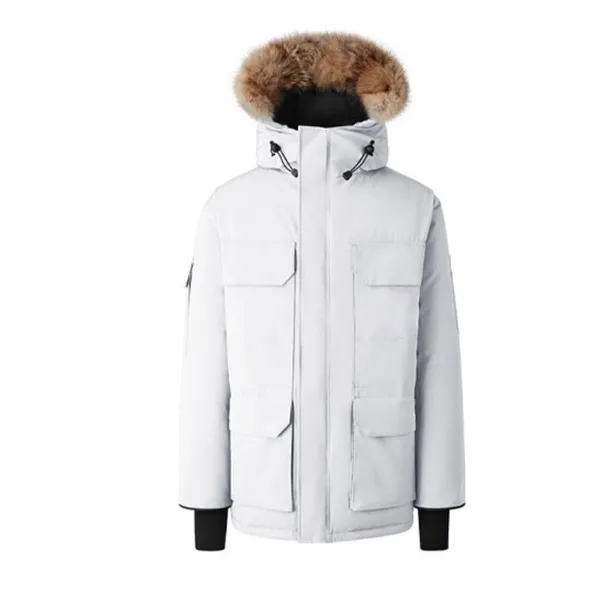 Goose Canada Женская Мужская Куртка Moose Jacket Женская Зимняя Куртка Женская Ветрозащитная Верхняя Одежда Модная Повседневная Тепловая Куртка 585
