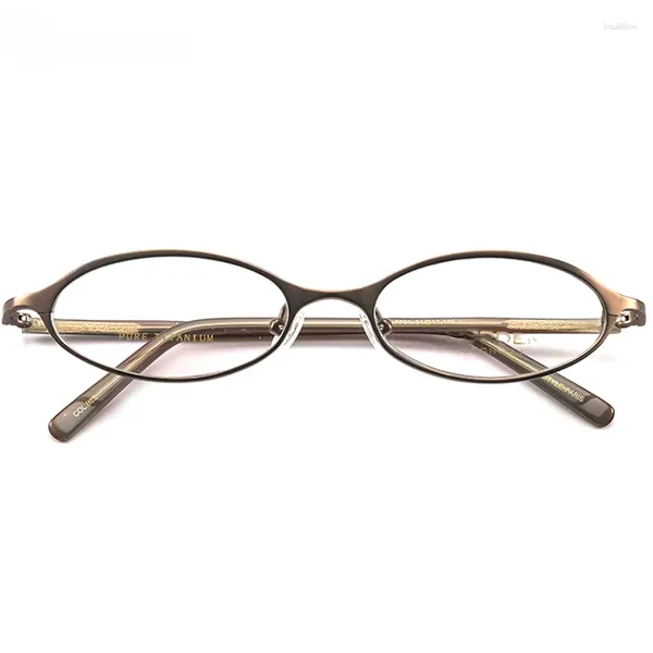 Óculos de sol quadros 131mm tamanho pequeno retro óculos quadro acetato de titânio homens mulheres miopia óculos hipermetropia prescrição anti-luz azul