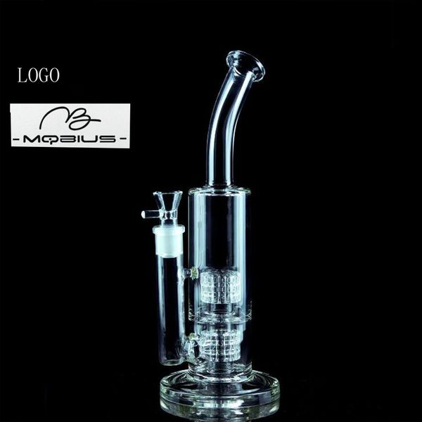 Mobius Matrix Wasserpfeifen Glasbong Birdcage Perc Bongs dickes Glas Wasserpfeifen Zigarettenzubehör Dab Rig mit 18-mm-Gelenk